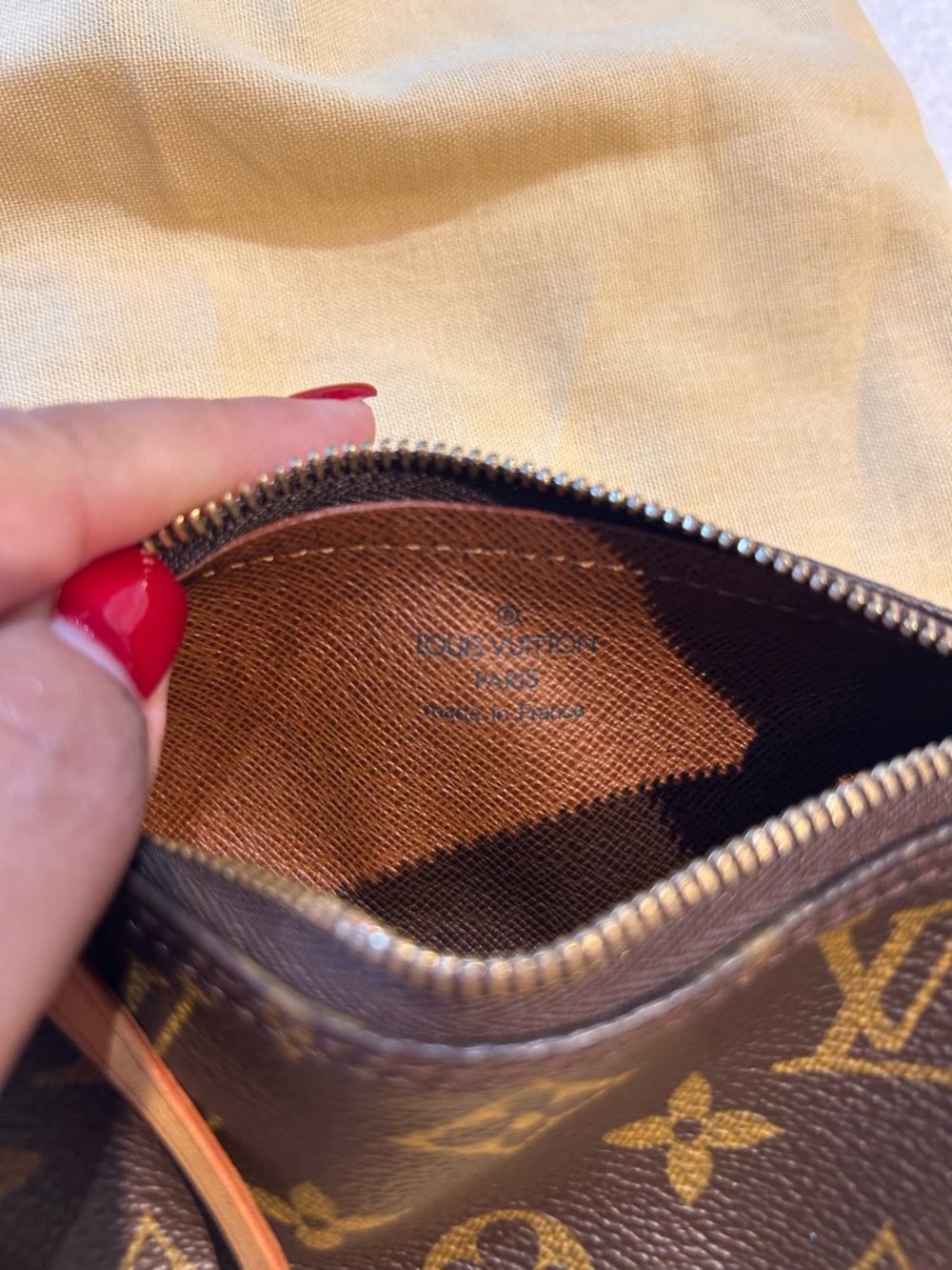 Louis Vuitton Monogram Canvas Mini Cylinder Bag in Brown - Picture 3 of 7